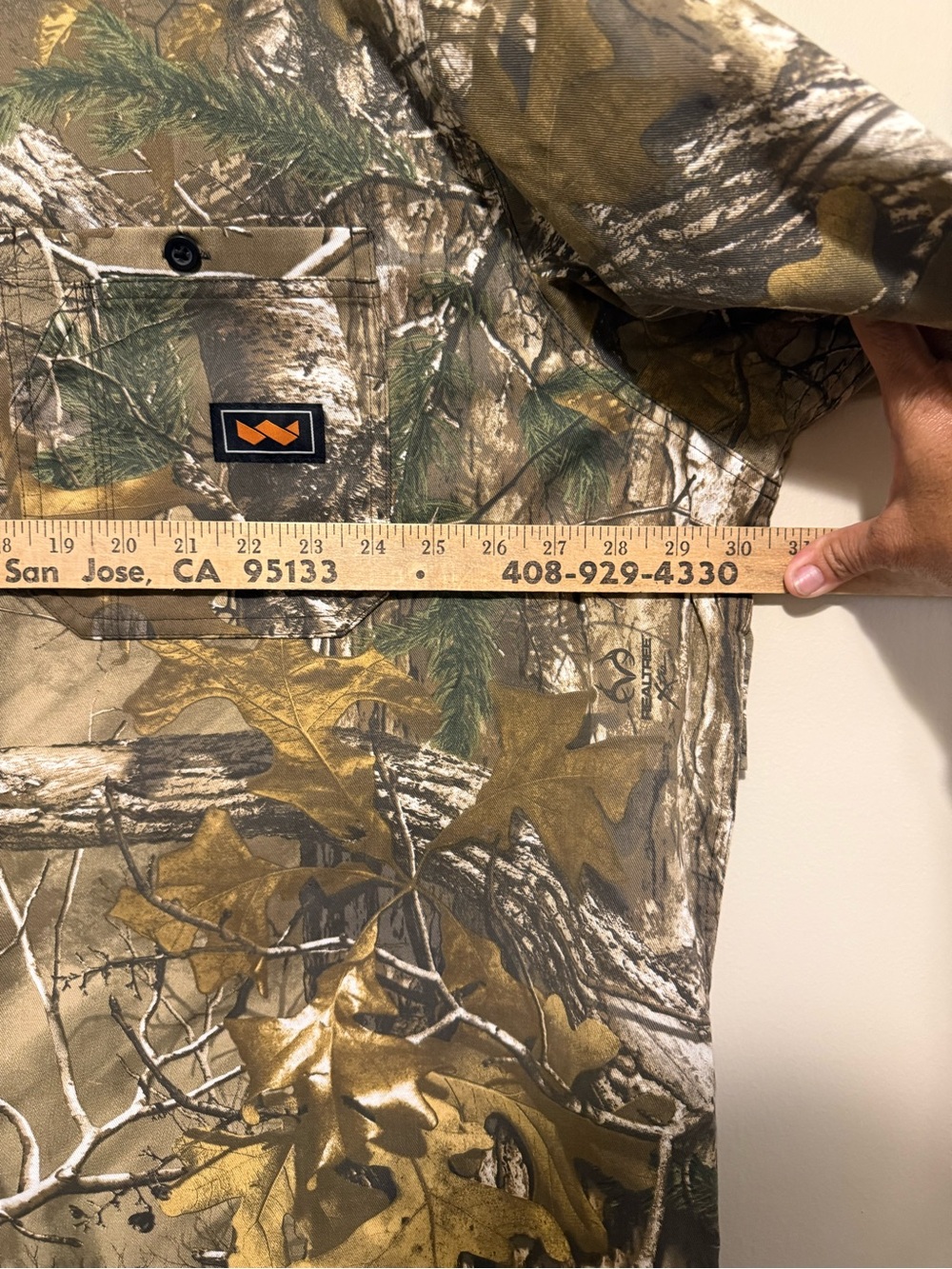 Walls Realtree xtra camo shorts sleeve bottom front shirt hunting men’s 3XL - Picture 6 of 15